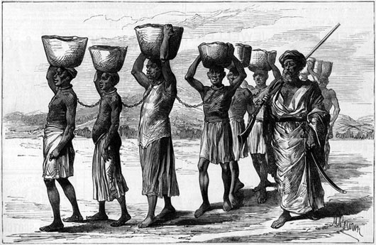 Nô lệ cũng là một món hàng phổ biến trên con đường tơ lụa